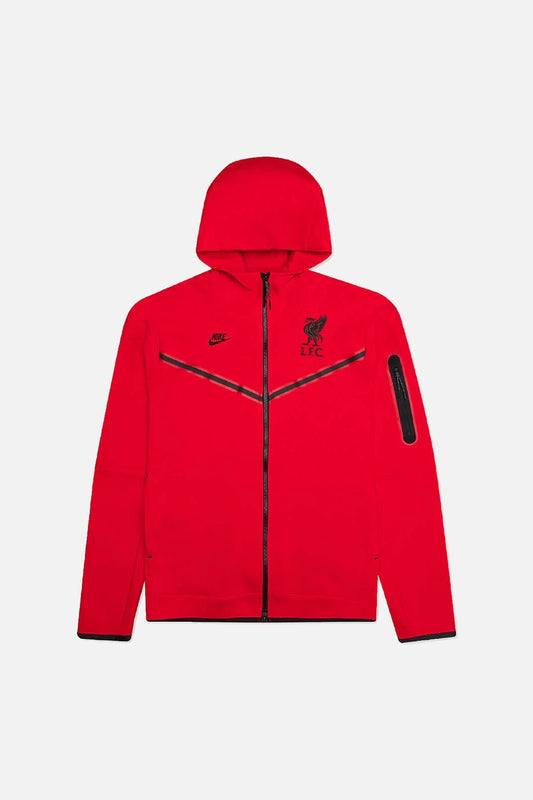 Liverpool FC Deplasman Tech Fleece Full-Zip Hoodie