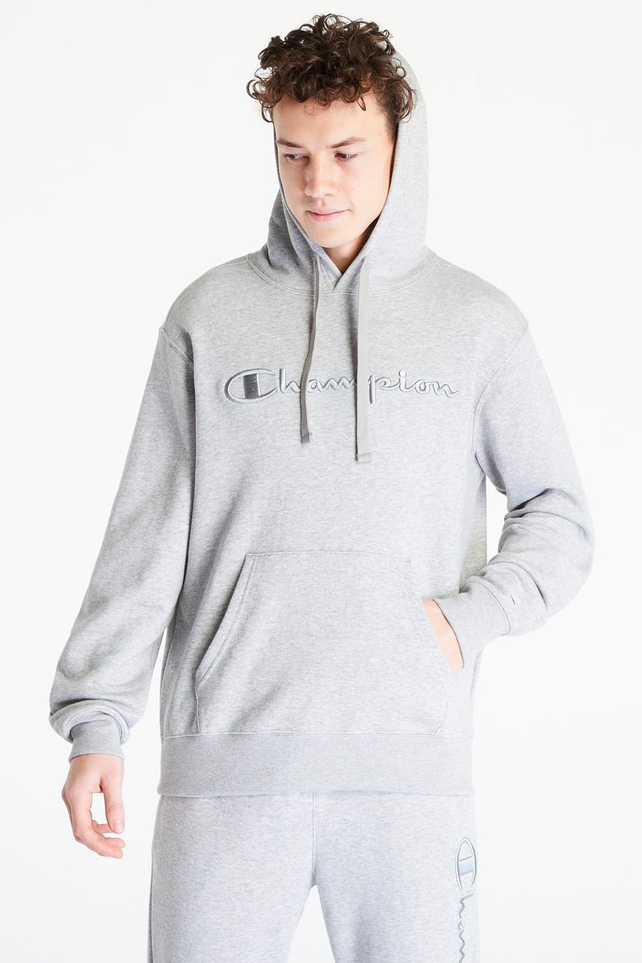 Tonal Embroidery Heavy Cotton Hoodie